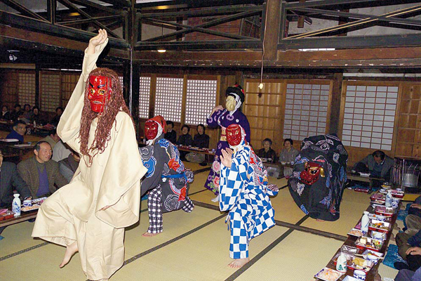 小川寺の獅子舞 (4)
