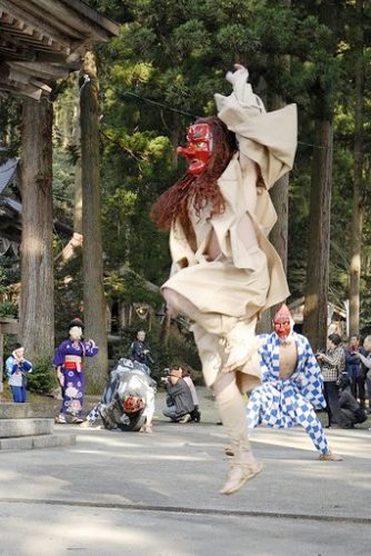 小川寺の獅子舞 (3)