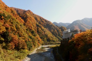 黒部峡谷の紅葉