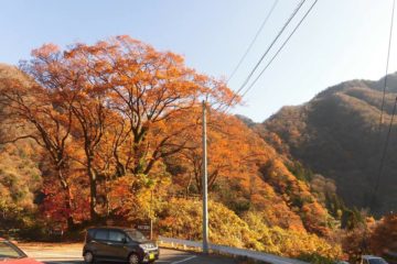 宇奈月温泉街の様子