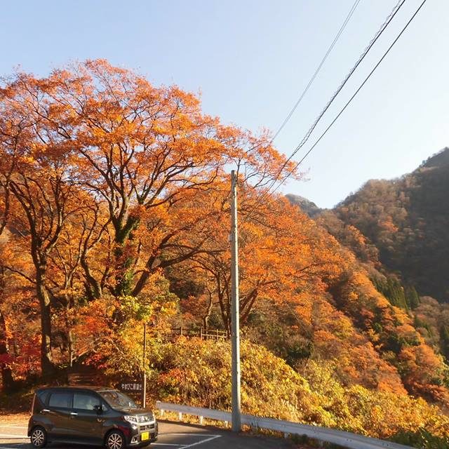 宇奈月温泉街の様子