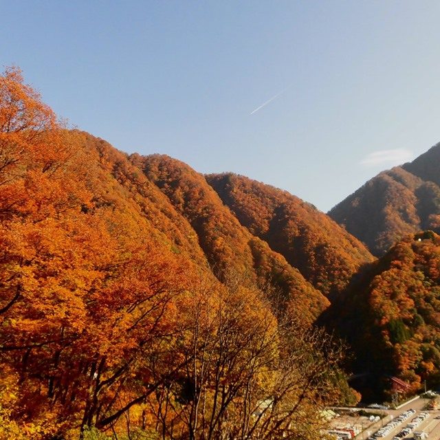 宇奈月温泉紅葉