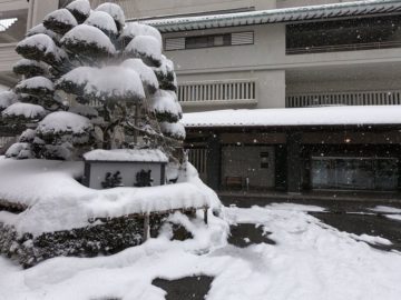 雪景色の延楽