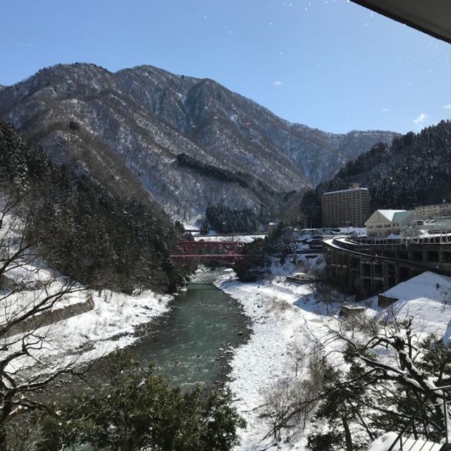 やまのはロビーからの風景